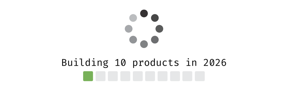 📌 I'm launching 10 products in 2026